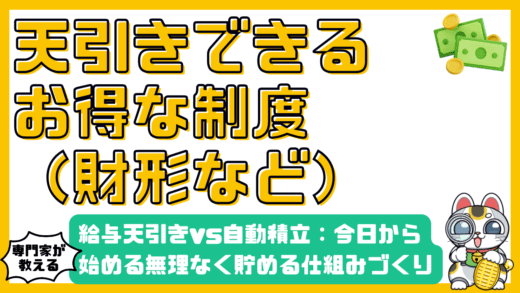 給与天引き vs 自動積立：今日から始める無理なく貯める仕組みづくり
