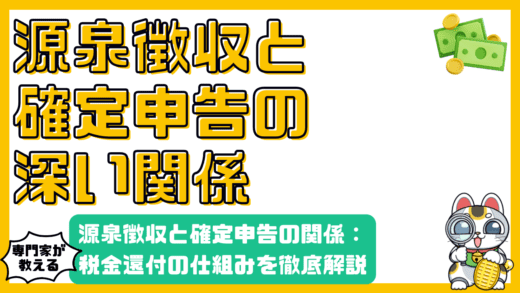 源泉徴収と確定申告の関係：税金還付の仕組みを徹底解説